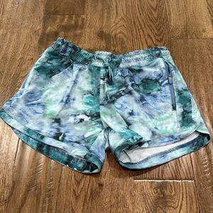 Athlete 3” short. Sz XL. Blue tyedye.